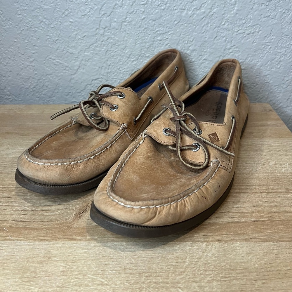 Sperry Top-Sider Boat Shoes 0197640 Light Brown Mens 12W